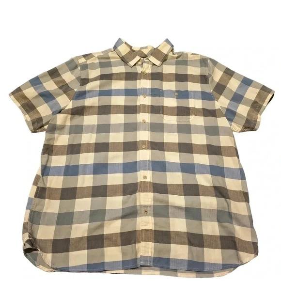 The North Face Button Down "Send Train" Shirt -‎ Mens - Size XXL - Plaid - Picture 1 of 3